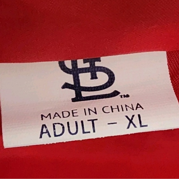 St. Louis Cardinals Mens Size XL Zip Up Vest Quilted Bayer Promo MLB Missouri - Picture 3 of 5